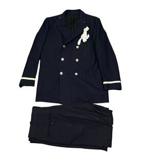 1960s San Francisco Fire Department Caleb V Smith & Son Uniform Suit 42R 34X30